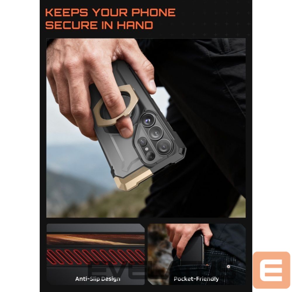 Muud kaubad Supcase Supcase UB Grip Mag MagSafe Case for Samsung Galaxy S26 Ultra - Black and Brown