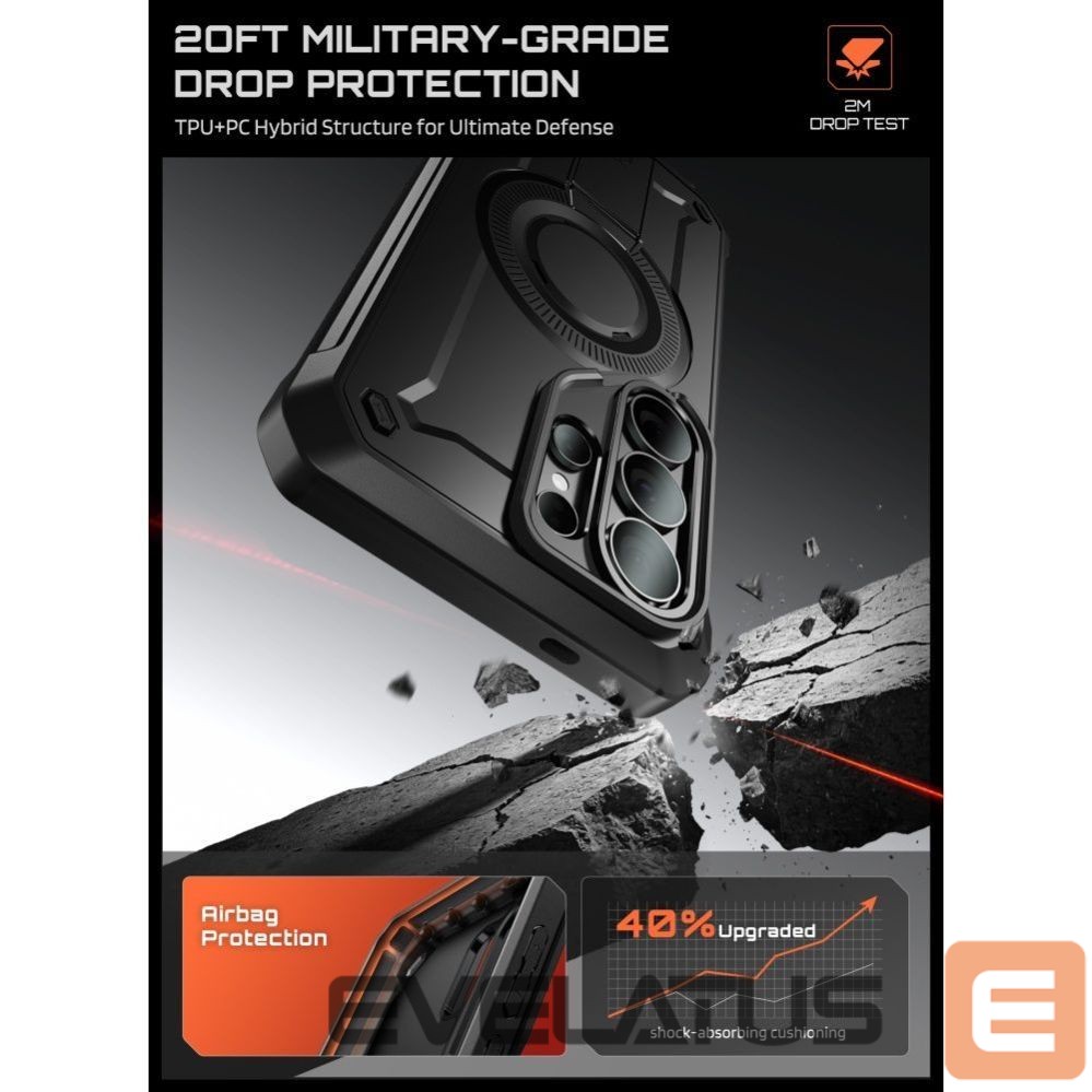 Muud kaubad Supcase Supcase Unicorn Beetle Pro Mag MagSafe 2-set Case for Samsung Galaxy S26 Ultra - Black