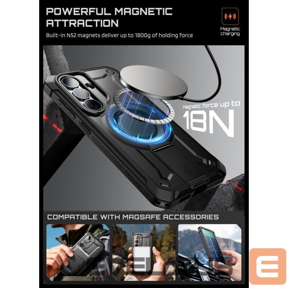 Muud kaubad Supcase Supcase Unicorn Beetle Pro Mag MagSafe 2-Set Case for Samsung Galaxy S26 - Black