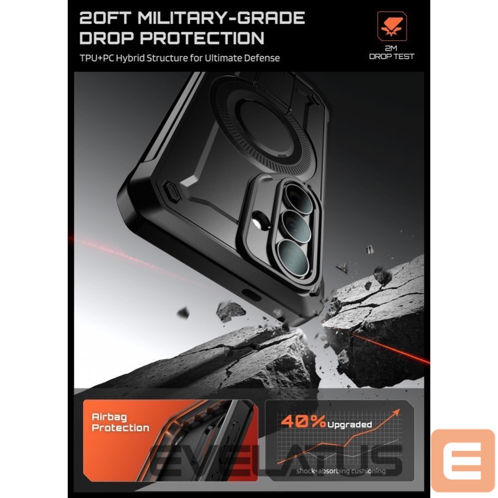 Muud kaubad Supcase Supcase Unicorn Beetle Pro Mag MagSafe 2-Set Case for Samsung Galaxy S26 - Black