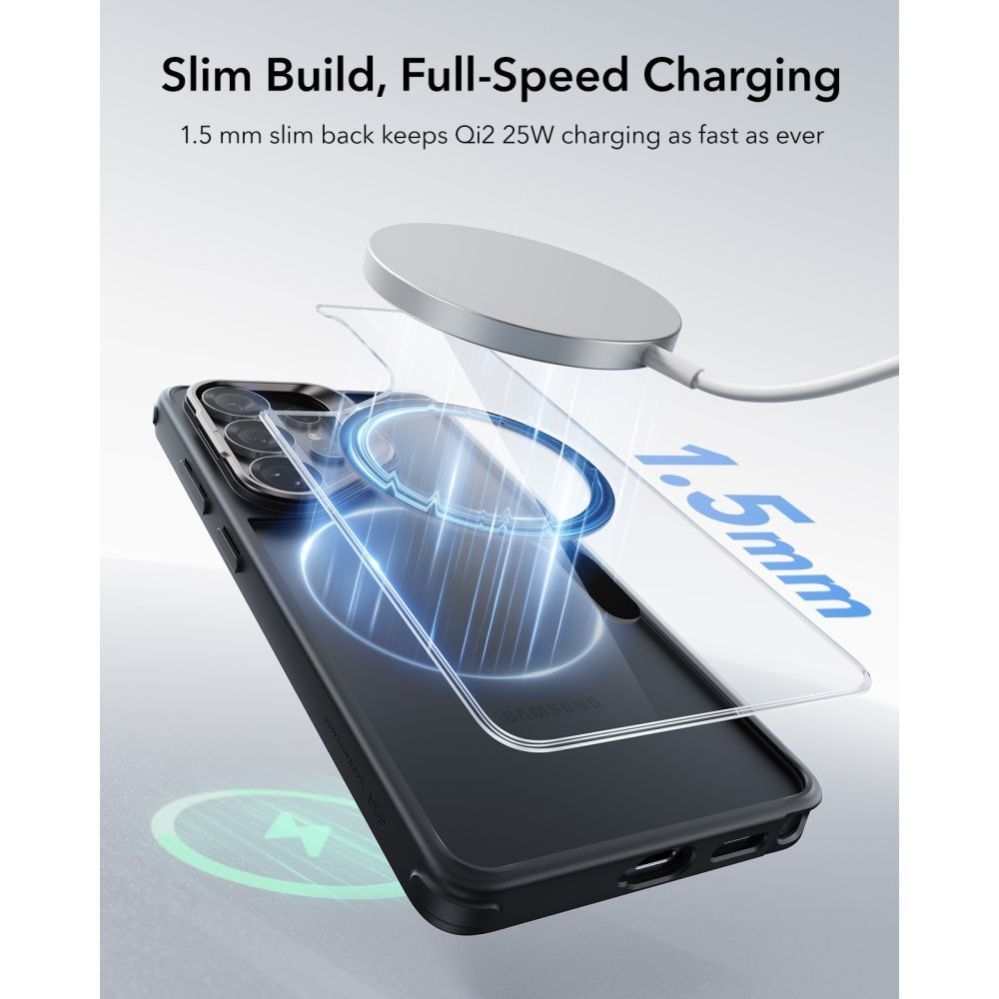 Muud kaubad ESR ESR Classic Hybrid Kickstand MagSafe Case for Samsung Galaxy S26 Ultra - Clear Black