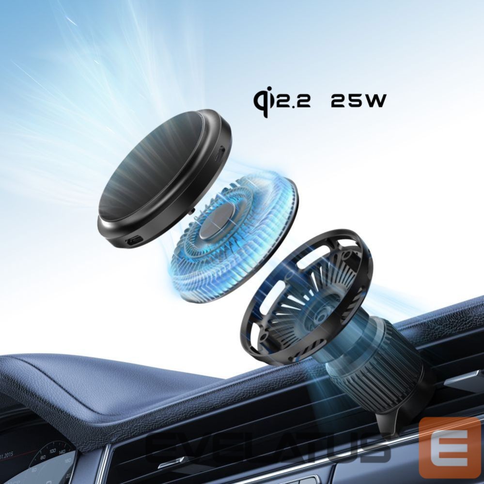 Muud kaubad Tech-Protect Tech-Protect V9 MagSafe 25W Qi 2.2 Car Charger - Black