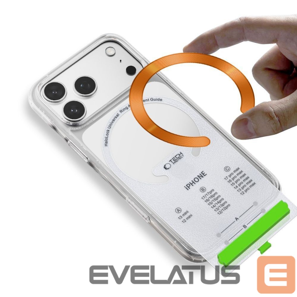 Muud kaubad Tech-Protect Tech-Protect MMP-210 MagSafe 2-Pack Magnetic Ring - Orange / Black