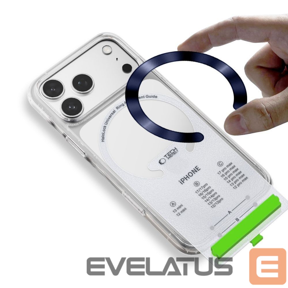 Muud kaubad Tech-Protect Tech-Protect MMP-210 MagSafe 2-Pack Magnetic Ring - Silver / Navy Blue