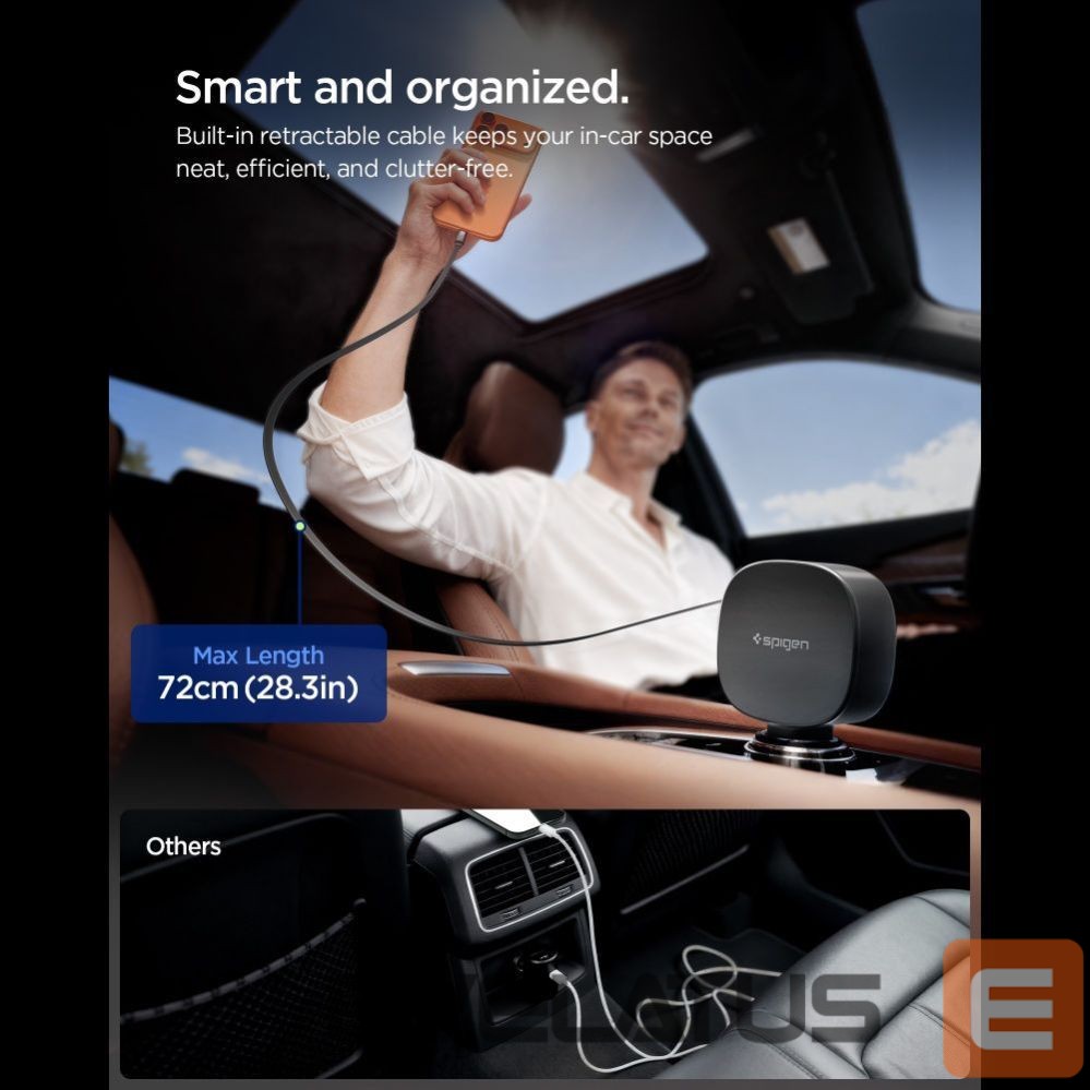 Muud kaubad Spigen Spigen EV603BT 60W Car Charger - Black