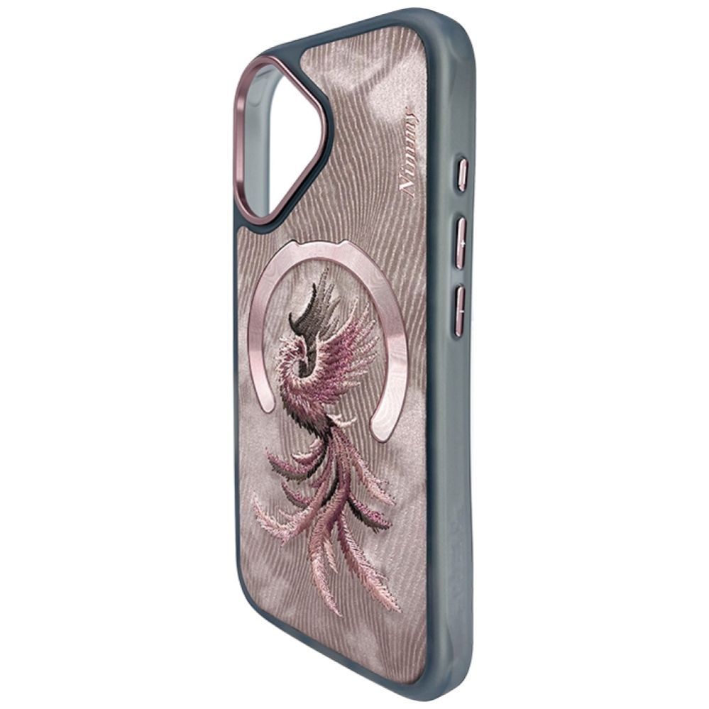 Citas preces Nimmy Nimmy Magnetic Fantasy Animal MagSafe iPhone 16 Case - Rose Gold