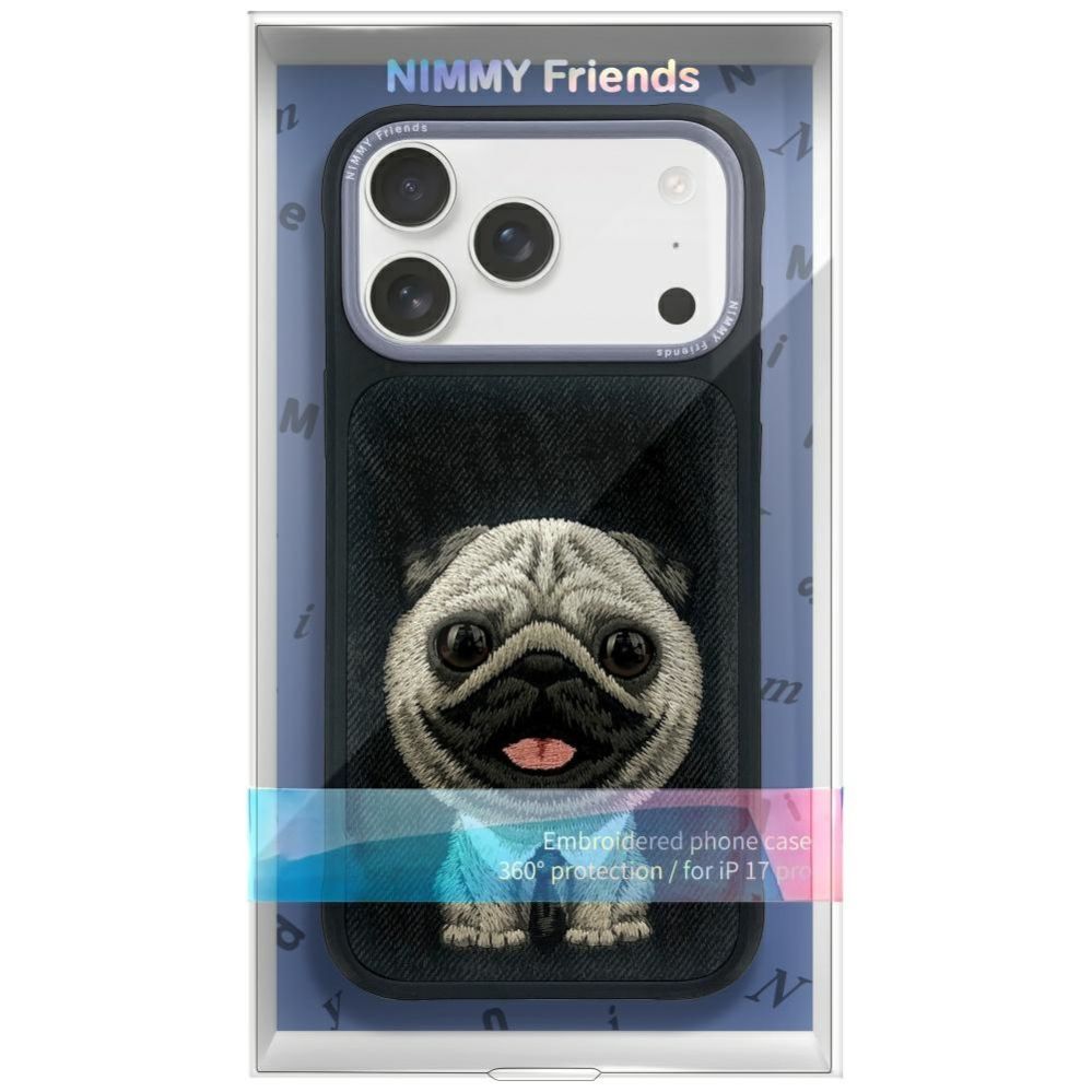 Muud kaubad Nimmy Nimmy Big Eyed Pet 2.0 Dog Case for iPhone 17 Pro Max - Black