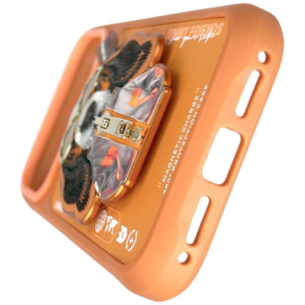 Muud kaubad Nimmy Nimmy Cool&Cute 2.0 Dog Case for iPhone 17 Pro Max with Magnetic Hanger - Orange