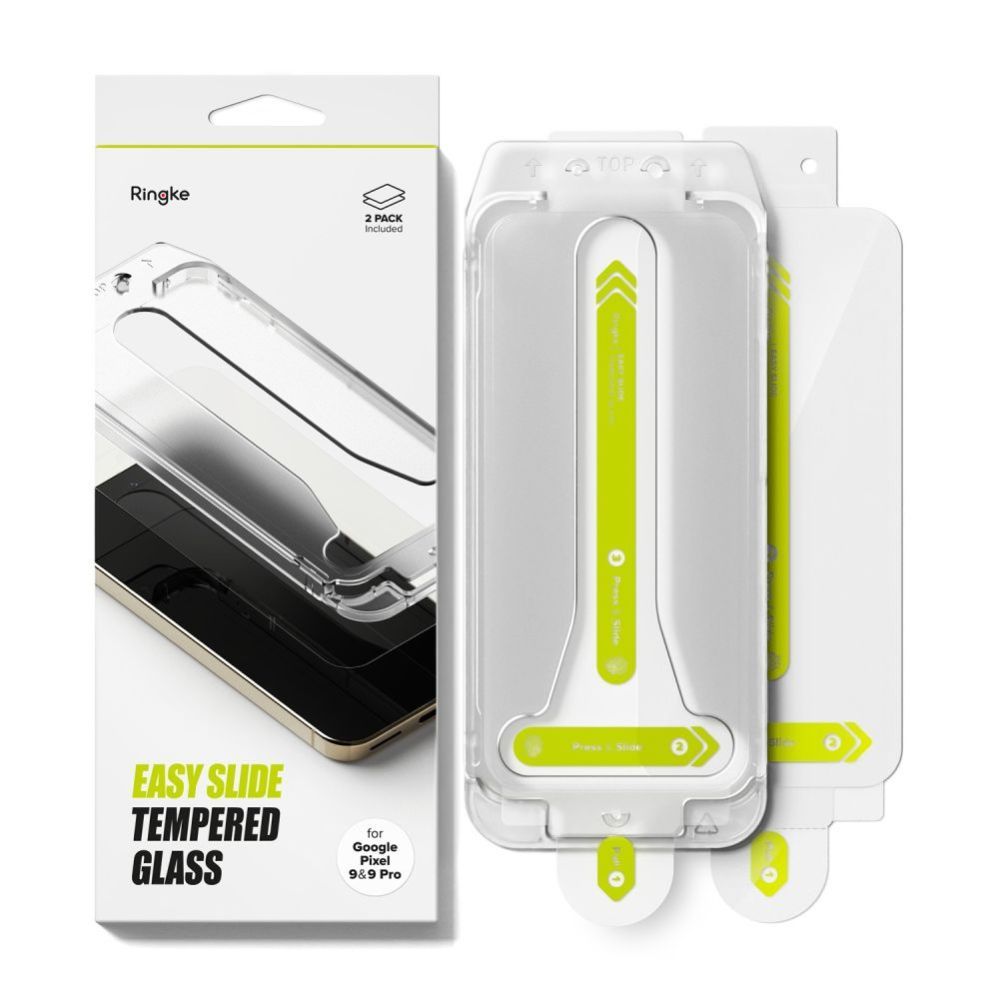 Muud kaubad Ringke Ringke Easy Slide Tempered Glass 2-pack for Google Pixel 9 / 9 Pro