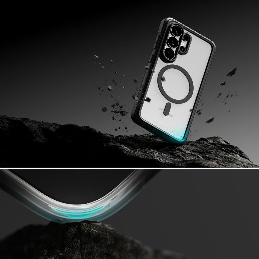 Muud kaubad Ringke Ringke Fusion Bold Magnetic MagSafe Case for Samsung Galaxy S26 Ultra - Clear Black