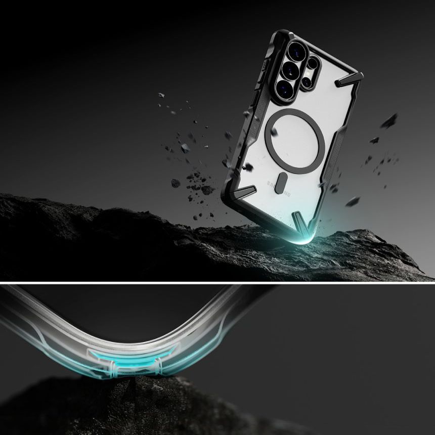 Muud kaubad Ringke Ringke Fusion X Magnetic MagSafe Case for Samsung Galaxy S26 Ultra - Clear Black