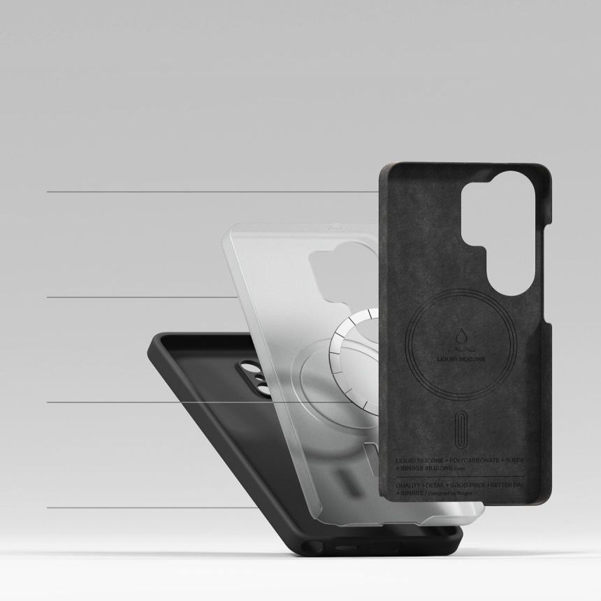 Muud kaubad Ringke Ringke Silicone MagSafe Case for Samsung Galaxy S26 Ultra - Black