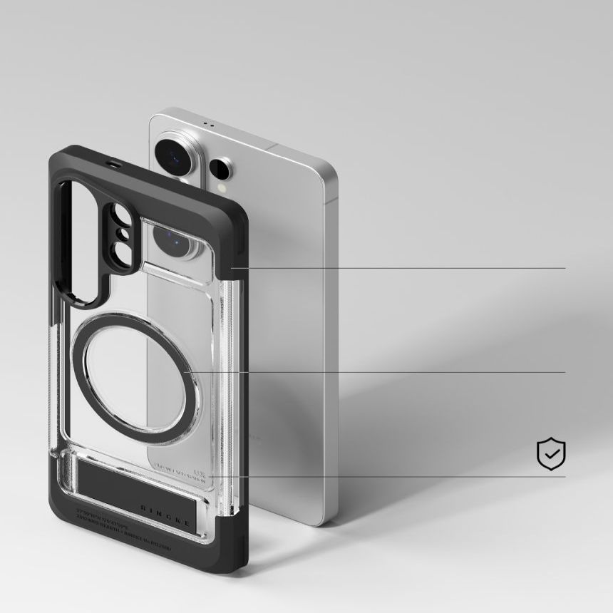 Muud kaubad Ringke Ringke UX Magnetic MagSafe Case for Samsung Galaxy S26 Ultra - Clear Black