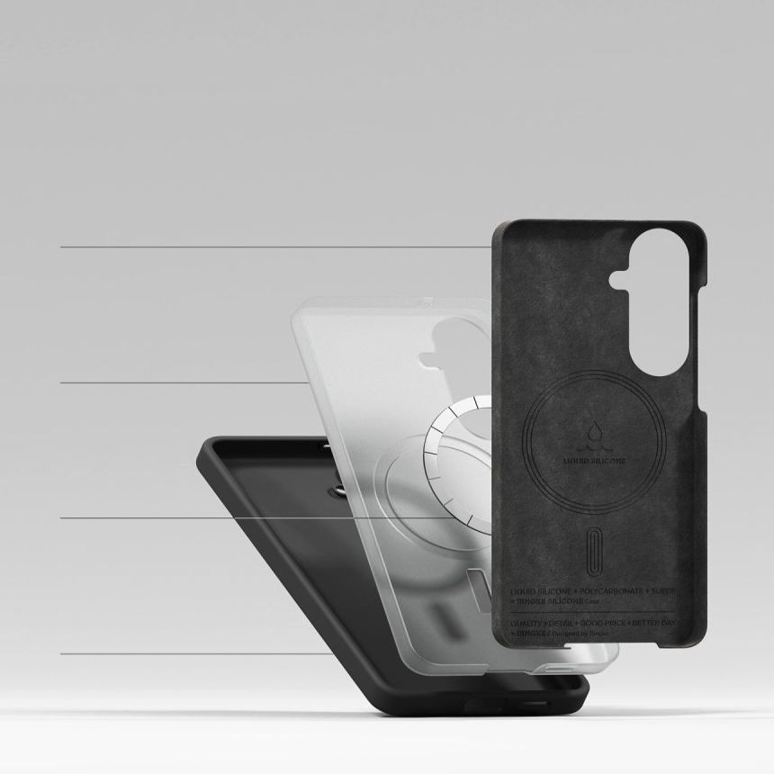 Muud kaubad Ringke Ringke Silicone MagSafe Case for Samsung Galaxy S26+ - Black