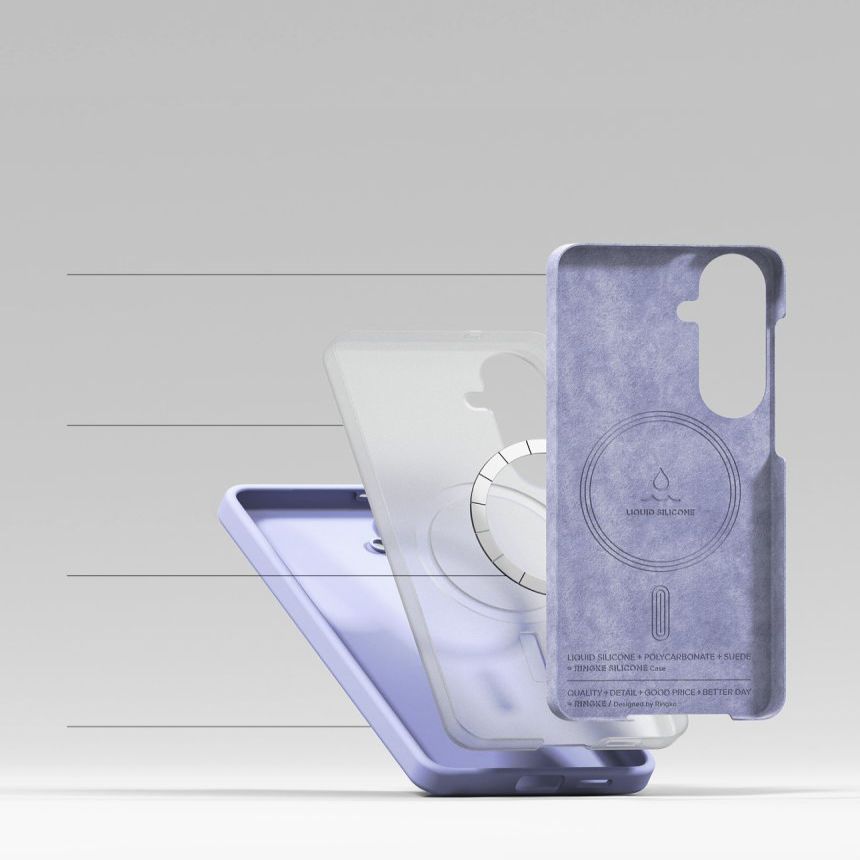 Muud kaubad Ringke Ringke Silicone MagSafe Case for Samsung Galaxy S26+ - Purple