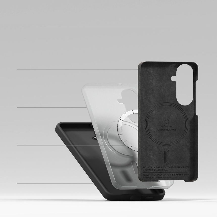 Muud kaubad Ringke Ringke Silicone MagSafe Case for Samsung Galaxy S26 - Black