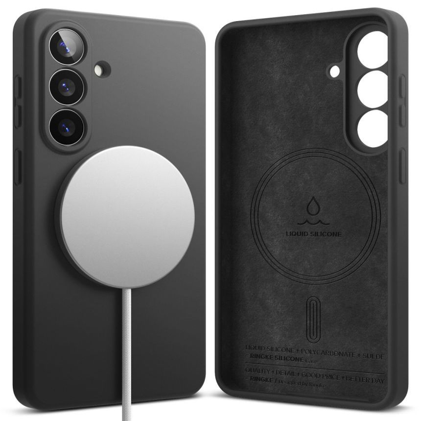 Muud kaubad Ringke Ringke Silicone MagSafe Case for Samsung Galaxy S26 - Black