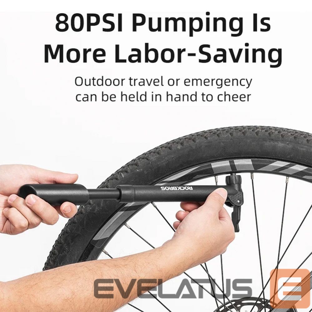 Jalgratta tarvik Rockbros Rockbros 42520001001 bicycle pump - black