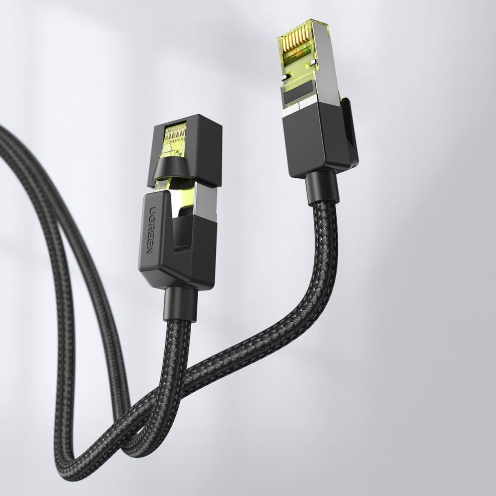 Kabelis Ugreen Ugreen NW150 80424 Ethernet RJ45 Cat 7 10Gbps Cable 3m - Black