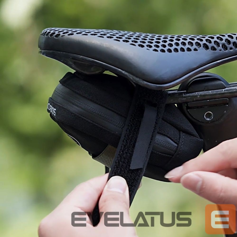 Jalgratta tarvik Rockbros Rockbros Mini Saddle Bag with CO2 Cartridge Holder - Black/Green