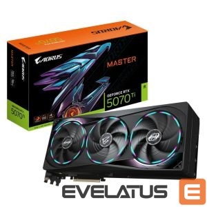 Graphic card / Video cards Gigabyte  Graphics Card||NVIDIA GeForce RTX 5070 Ti|16 GB|GDDR7|256 bit|PCIE 5.0 16x|GPU 2670 MHz|Dual Slot Fansink|1xHDMI|3xDisplayPort|GV-N507TAORUSM-16GD 