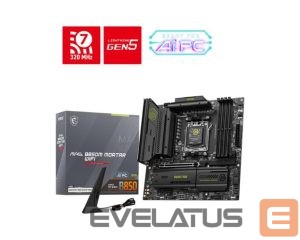 Motherboard for AMD processors MSI  Mainboard||AMD B850|SAM5|Micro-ATX|Memory DDR5|Memory slots 4|1xPCI-Express 4.0 4x	|1xPCI-Express 4.0 8x|1xPCI-Express 4.0 16x|1xPCI-Express 5.0 16x|3xM.2|1xHDMI|3xUSB 2.0|4xUSB 3.2|2xUSB-C|1xOptical S/PDIF|1xRJ45|2xAudio port|MAGB850MMORTARWIFI 