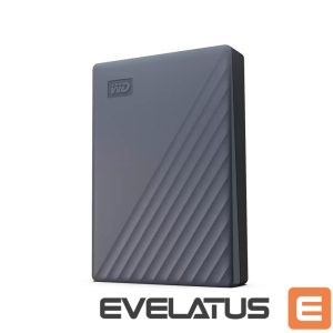 Hard drive HDD Western Digital  External HDD||My Passport|WDBRMD0040BGY-WESN|4TB|USB-C|Colour Grey|WDBRMD0040BGY-WESN 