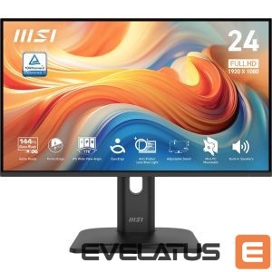 Monitor MSI  LCD Monitor||PRO MP245PG E14|23.8"|Business|Panel IPS|1920x1080|16:9|144 Hz|1 ms|Speakers|PROMP245PGE14 