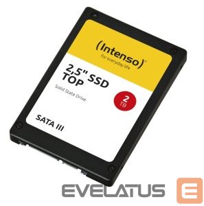 Hard drive SSD Intenso  SSD||2000 GB|Serial ATA|Write speed 520 MB/s|Read speed 550 MB/s|2.5"|960xTBW rating|MTBF 2000000 h|3812470 