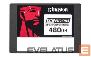 Kõvaketas SSD Kingston  SSD||876xTBW rating|MTBF 2000000 h|Read speed 560 MB/s|Write speed 470 MB/s|Serial ATA III|2.5"|480 GB|DC600M|SEDC600M/480G 