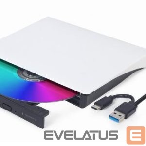 Modules and transceivers Gembird  DVD RW USB3/USB-C 8X EXT RTL/DVD-USB-031-BW 