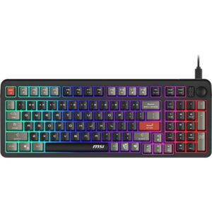 Arvuti klaviatuur MSI  KEYBOARD GAMING BLACK US/FORGE GK110 US 