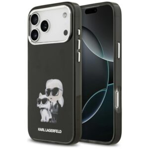 Other goods Karl Lagerfeld  Karl Lagerfeld IML Aquarelle Karl & Choupette & Logo MagSafe Case for iPhone 17 Pro Max - Black 