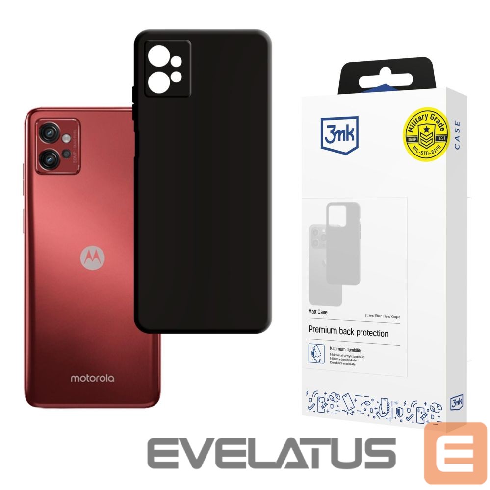 Muud kaubad 3MK 3mk Matt Case for Motorola Moto G32 - Black
