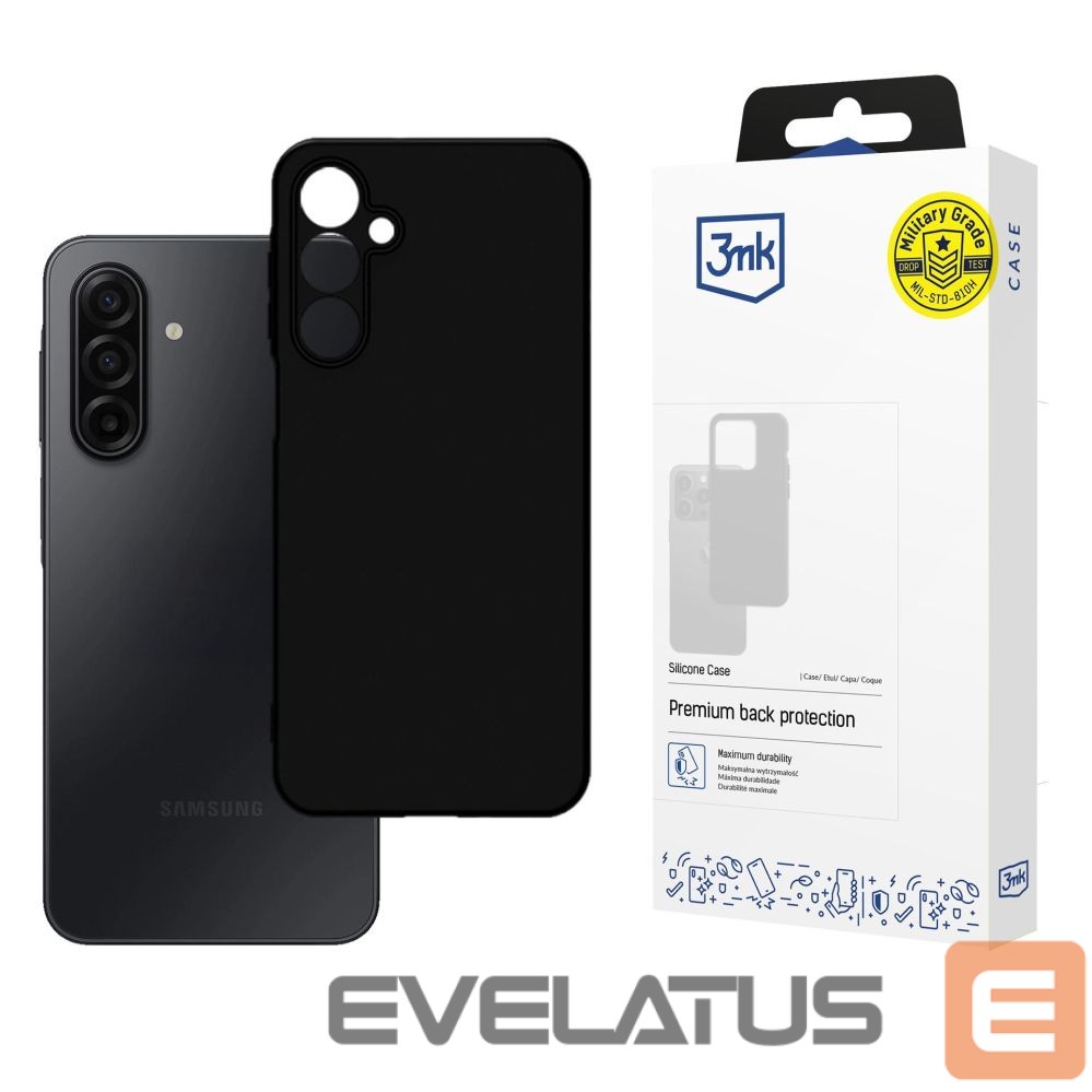 Muud kaubad 3MK 3mk Silicone Case for Samsung Galaxy A17 5G - Black