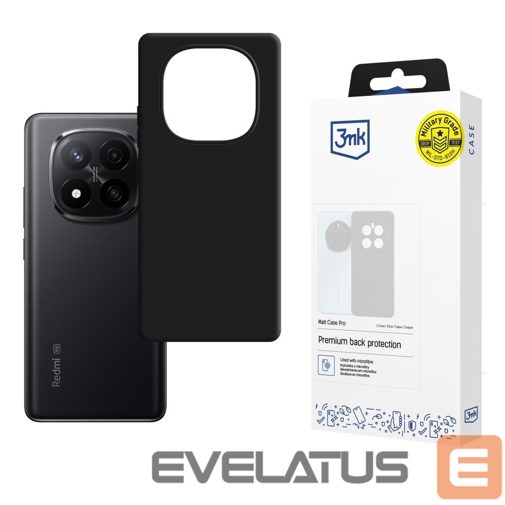 Muud kaubad 3MK 3mk Matt Case Pro case for Xiaomi Redmi Note 15 5G - black
