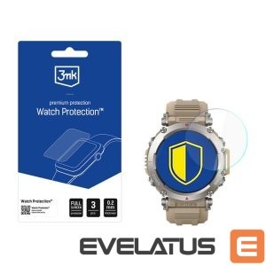 Muud kaubad 3MK  Hybrid glass for the display of the 3mk smartwatch Watch Protection FlexibleGlass for Amazfit T-Rex Ultra 