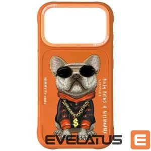 Muud kaubad Nimmy  Nimmy Glasses Cool Dog Case for iPhone 17 Pro Max - Orange 