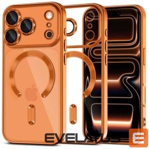 Other goods Tech-Protect  Tech-Protect MagFlex MagSafe Case for iPhone 17 Pro - Transparent Orange 