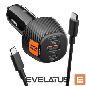 Muud kaubad Spigen  Spigen Essential EV1133 3-port car charger - black 
