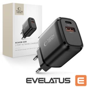 Other goods Tech-Protect  Tech-Protect NCA45W-GAN 2-Port USB-C / USB-A 45W Wall Charger - Black 