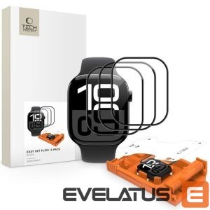 Other goods Tech-Protect  Tech-Protect Easy Set Flex+ 3-Pack Tempered Glass for Apple Watch 42mm - Black 