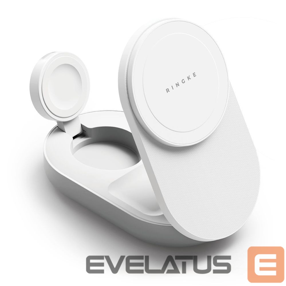 Other goods Ringke Ringke QI2.2 25W 3in1 Magnetic MagSafe Inductive Charger - White