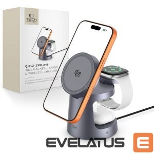 Other goods Tech-Protect  Tech-Protect QI2.2-25W-A48 3in1 Magnetic Wireless Charger - Navy Blue 