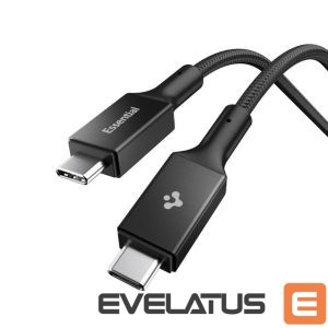 Muud kaubad Spigen  Spigen Essential EB24015CC USB-C / USB-C 240W 150cm Cable - Black 