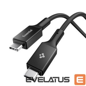 Muud kaubad Spigen  Spigen Essential EB10015CC USB-C / USB-C 100W 150cm Cable - Black 