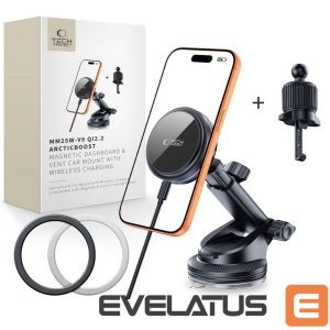 Other goods Tech-Protect  Tech-Protect V9 MagSafe 25W Qi 2.2 Car Charger - Black 