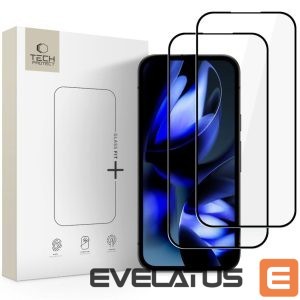 Other goods Tech-Protect  Tech-Protect Glass Fit+ 2-Pack Tempered Glass for Google Pixel 9A / 20A - Black 