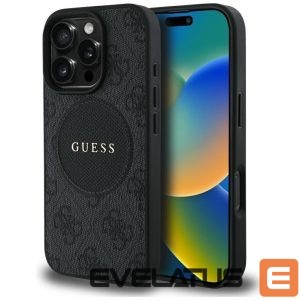 Muud kaubad Guess  Guess 4G Circle Classic Logo MagSafe case for iPhone 16 Pro Max - black 