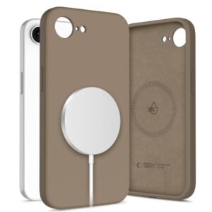 Other goods Tech-Protect  Tech-Protect Silicone MagSafe Case for iPhone 16E / 17E - Brown 